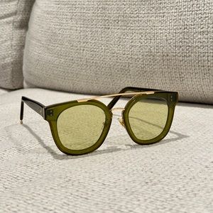 GENTLE MONSTER X Tilda Swinton Newtonic Green Sunglasses
